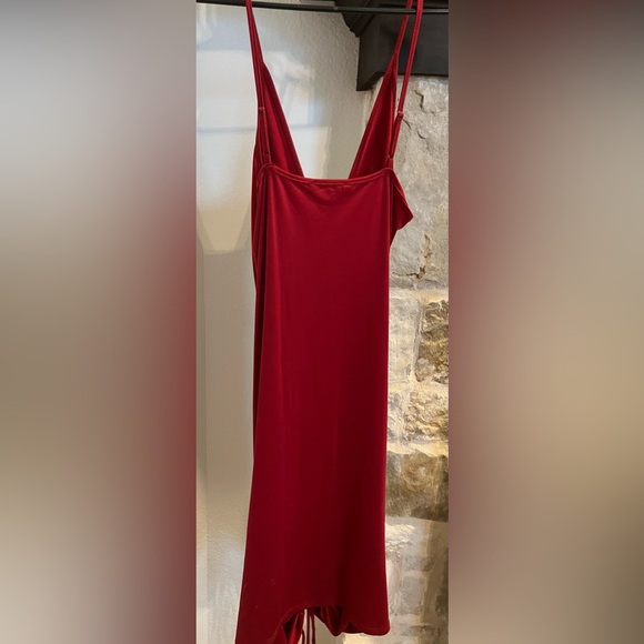 Red Draw-String Dress - Picture 2 of 2
